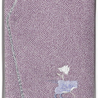 【ラッピング無料】国産 洛北 刺繍入り金封ふくさ 紫蓮 H033b 日本製