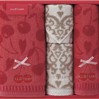 【ラッピング無料】ジル スチュアート プティスリーズ タオルセット 58-3159500 綿100% フェイスタオル バスタオル タオルハンカチ