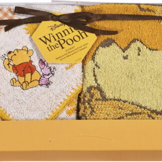 【ラッピング無料】くまのプーさん ハニープランタン ウォッシュタオル 2P DP-3815 綿100%