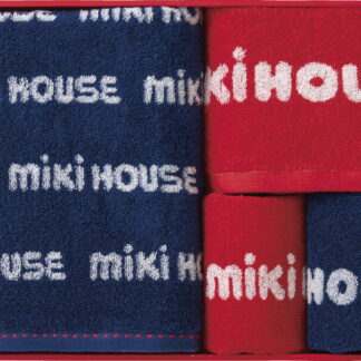 【ラッピング無料】国産 ミキハウスタオルセット 10-8949-382 綿100% 日本製 ミニタオル フェイスタオル ハンドタオル