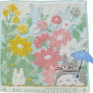 【ラッピング無料】となりのトトロ 花景色 ミニタオル 1005048800 ハンドタオル