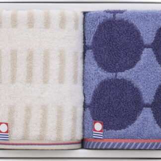 【ラッピング無料】国産 今治製タオル プッチ タオルハンカチ 2P ブルー 22728-32410-304 綿100% 日本製