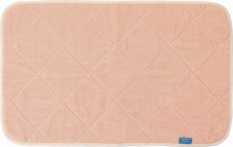 【ラッピング無料】乾度良好? カララカ タオルバスマット ピンク 80471