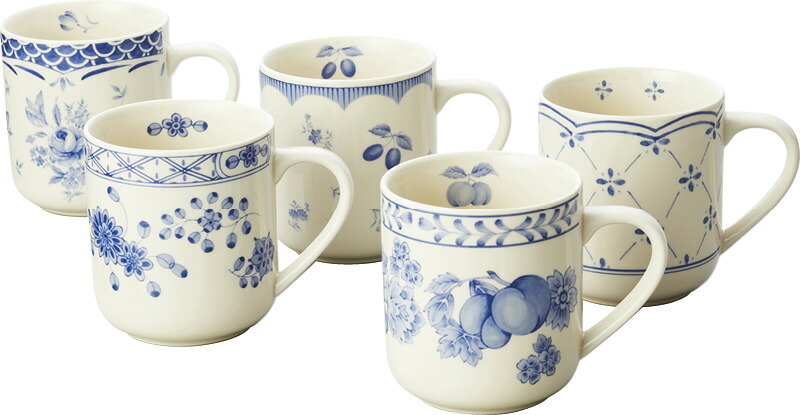 【ラッピング無料】国産 北欧マグ 5P 110911 日本製 マグカップ