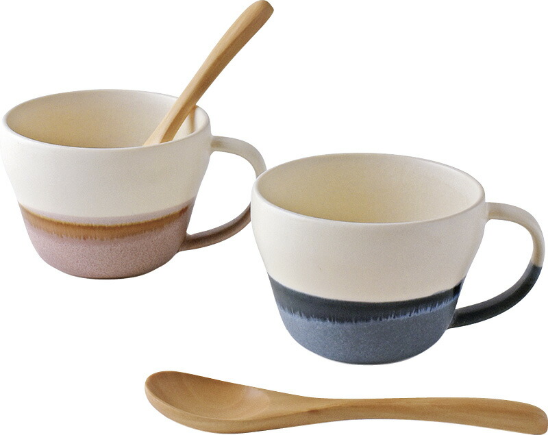 【ラッピング無料】なごむ ペアマルチカップ(スプーン付) 262001 コーヒーカップ