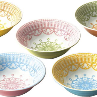 【ラッピング無料】国産 ディズニー ペールトーン ボウル5枚セット 3278-01 日本製 サラダボウル