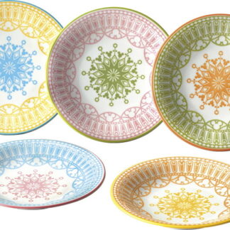 【ラッピング無料】国産 ディズニー ペールトーン プレート5枚セット 3278-02 日本製 皿