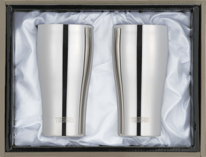 【ラッピング無料】サーモス 真空断熱タンブラー 400mlペア JCY-400GP1 SM