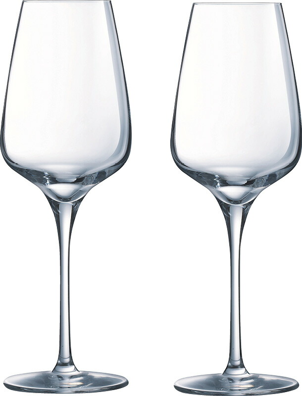 【ラッピング無料】シェフ ＆ ソムリエ シューブリム ワイングラス ペア L2761P