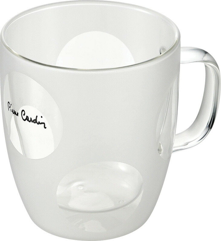 【ラッピング無料】ピエール･カルダン 耐熱2重マグカップ 350ml PCD-401 耐熱ガラス