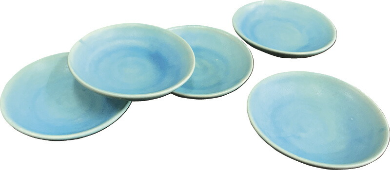 【ラッピング無料】国産 信楽焼 Toruco 小皿5客揃 Tor-2s 日本製 プレート