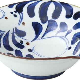 【ラッピング無料】国産 波佐見焼 karakusa なぶり大鉢 14502 日本製