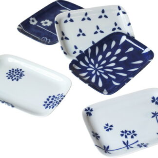 【ラッピング無料】国産 江戸小粋長角トレー 5P 220132 日本製 お盆 トレイ