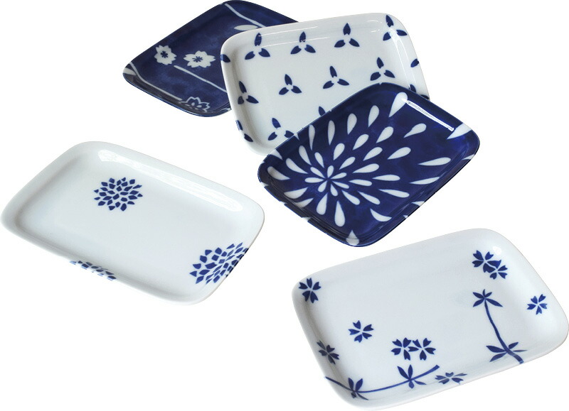 【ラッピング無料】国産 江戸小粋長角トレー 5P 220132 日本製 お盆 トレイ