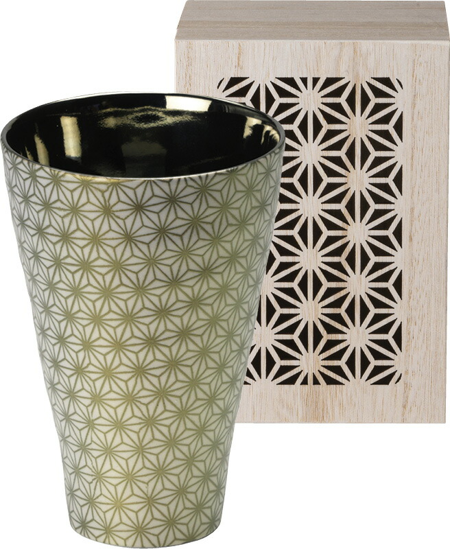 【ラッピング無料】国産 凛 タンブラー 350ml(飾り木箱入) 金 RIN-3053NA 日本製