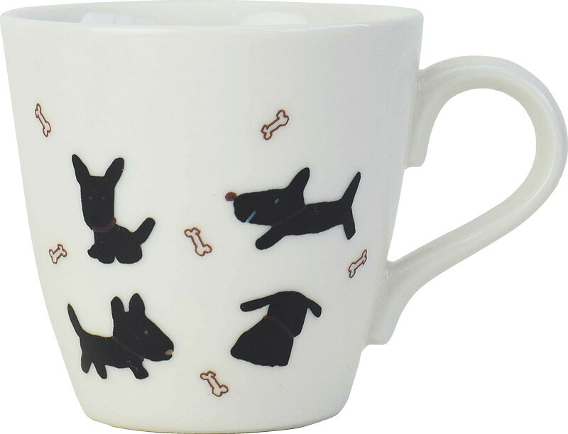 【ラッピング無料】国産 温感マグ ドッグ AM-SYO-8 日本製 マグカップ