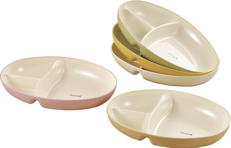 【ラッピング無料】国産 danish 小判ランチプレートS･ 5P 83556 日本製 皿