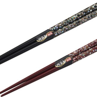 【ラッピング無料】国産 特選 若狭塗 貝氷河 桐箱2膳セット 1 日本製 箸