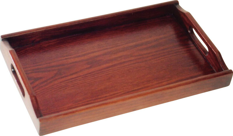 【ラッピング無料】木製 富士型長手盆 2676 お盆 トレー トレイ