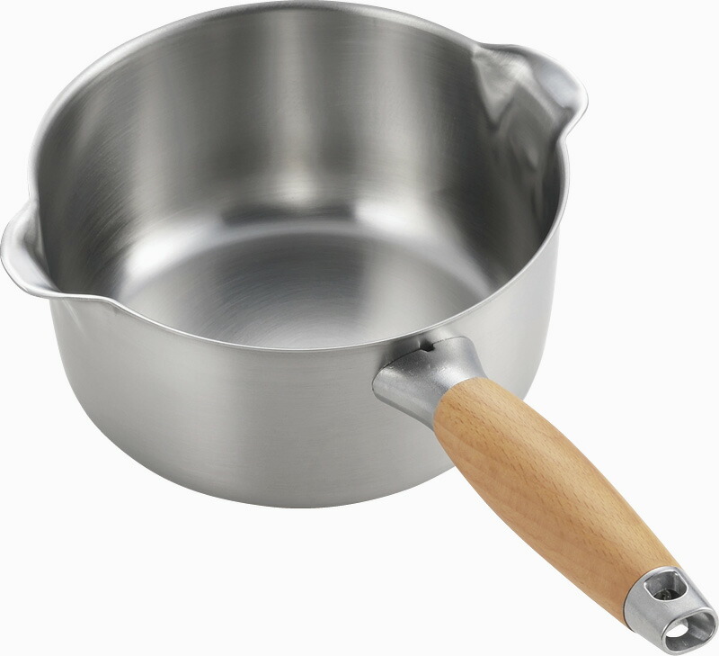 【ラッピング無料】国産 アイカタ 両口ステンレスミルクパン16cm PD3014 日本製 グリルパン