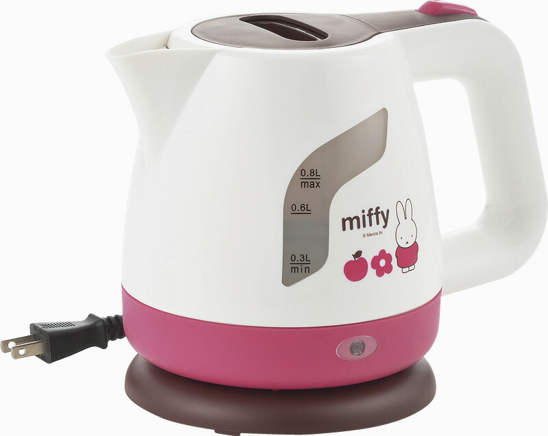【ラッピング無料】ミッフィー 電気ケトル0.8L DB-208 レビュー