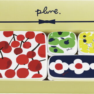 【ラッピング無料】国産 プルーン シール容器4点セット･B PL-113 日本製 保存容器 キャニスター