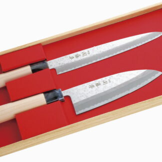 【ラッピング無料】国産 関藤平 鎚起包丁2本組セット(刺身包丁･出刃包丁) 32056 日本製