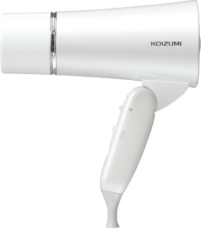 【ラッピング無料】コイズミ マイナスイオンヘアドライヤー KHD-K301/W