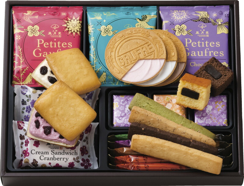 【ラッピング無料】上野?月堂 ゴーフルセレクション FGS-15 プティゴーフル ゴーフルクラッシュクッキー ガナッシュケーキ クリームサンド