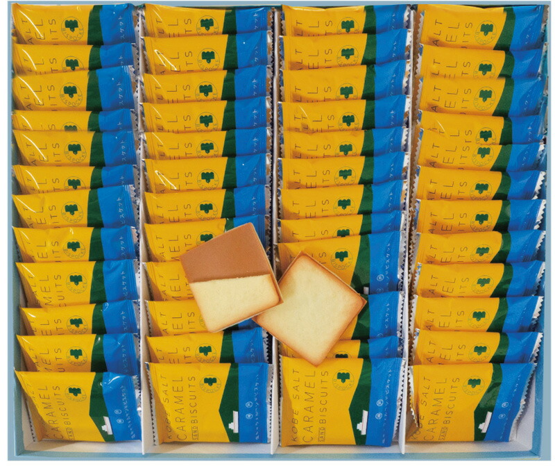 【ラッピング無料】ビスポッケ 塩キャラメルサンドビスケット B-48