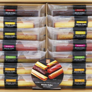 【ラッピング無料】井桁堂 スティックケーキギフト 00077 プレーン チョコ チーズ ラズベリー レモンティー ピスタチオ
