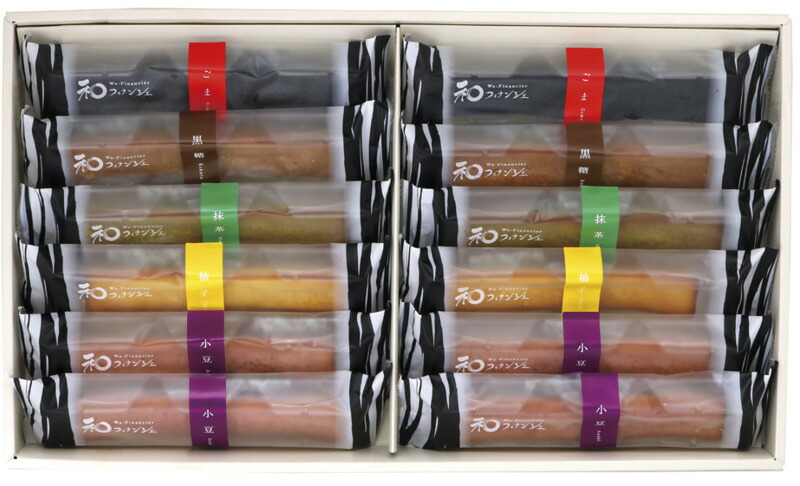 【ラッピング無料】井桁堂 和フィナンシェ 00067 小豆 黒糖 ごま 柚子 抹茶
