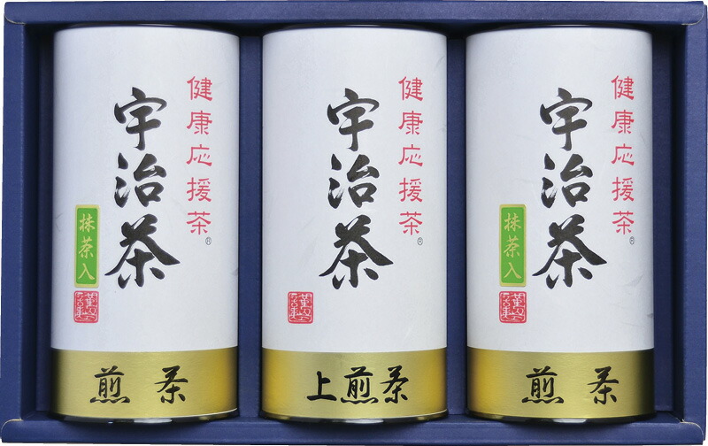 【ラッピング無料】宇治茶詰合せ(健康応援茶) KOB-400 抹茶入煎茶 上煎茶