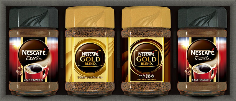 【ラッピング無料】ネスカフェ プレミアム レギュラーソリュブルコーヒーセット N25-VA エクセラ ゴールドブレンド コク深め