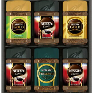 【ラッピング無料】ネスカフェ プレミアム レギュラーソリュブルコーヒーセット N35-VA エクセラ ゴールドブレンド 香り華やぐ プレジデント