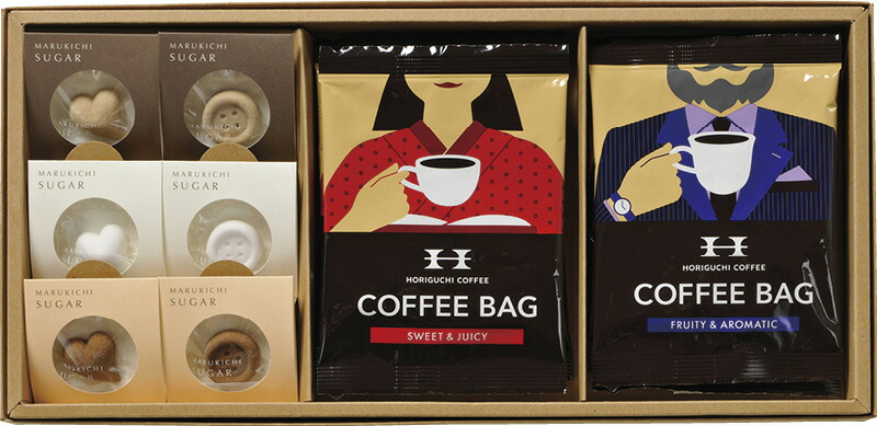 【ラッピング無料】MARUKICHI SUGAR シュガー ＆ コーヒーセット MSHG-CB6ST6(N) コーヒーバッグ Styleシュガー