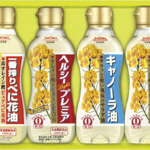 【ラッピング無料】昭和産業 バラエティオイルセット RB-30A キャノーラ油 ヘルシープレミア 一番搾り高オレイン酸べに花油