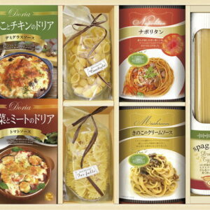 【ラッピング無料】美食ファクトリー タンタパスタ こだわりドリアセット DSP-33 きのことチキンのドリアソース 野菜とミートのドリアソース 無添加パスタソース スパゲティ コンキリエ ファルファーレ