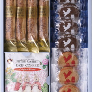 【ラッピング無料】ピーターラビット? コーヒー & スイーツギフト PSG-10N ココアクッキー チーズスティックパイ プレーンクッキー オリジナルブレンドコーヒー