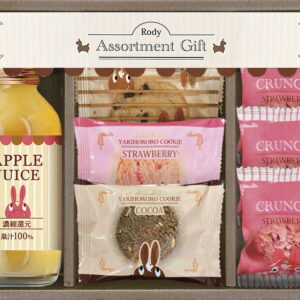 【ラッピング無料】ロディ ジュース & クッキーセット ROZ-10 チョコクランチ アップルジュース 焼きほろろクッキー ナッツとチョコのざっくりクッキー