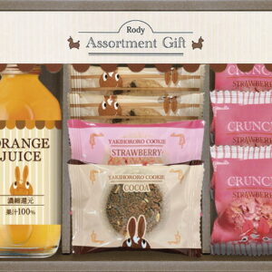 【ラッピング無料】ロディ ジュース & クッキーセット ROZ-20 チョコクランチ アップルジュース ナッツとチョコのざっくりクッキー オレンジジュース 焼きほろろクッキー