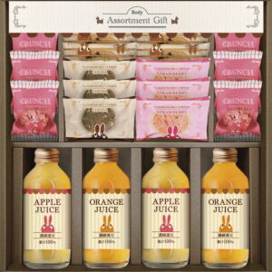 【ラッピング無料】ロディ ジュース & クッキーセット ROZ-30 チョコクランチ ナッツとチョコのざっくりクッキー 焼きほろろクッキー