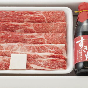 【ラッピング無料】松阪牛 すき焼き用 & 人形町今半割下セット MBS40W-100MA 牛肉 詰め合わせ 松阪牛モモバラすき焼き用 人形町今半すき焼き割下