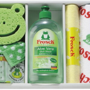 【ラッピング無料】フロッシュ キッチン洗剤ギフト FRS-520GR マイクロファイバークロス 食器用洗剤 スポンジ タオルハンカチ