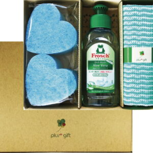 【ラッピング無料】プラスギフトフロッシュFHC 15-309 ハートのスポンジ 食器用洗剤 カウンタークロス