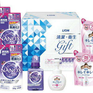 【ラッピング無料】ライオン清潔・衛生ギフト LSE-50 トップスーパーNANOXニオイ専用 詰替用 CHARMY Magica速乾+カラッと除菌 キレイキレイ薬用泡ハンドソープ 詰替用