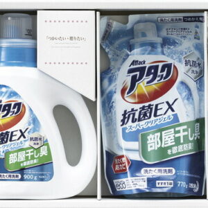 【ラッピング無料】つかいたい贈りたい 今治製タオル・アタックジェルセット LAN-4006B フェイス ウォッシュ タオル 泡立ちボディタオル アタック抗菌EXスーパークリアジェル 詰替用