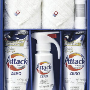【ラッピング無料】つかいたい贈りたい アタックZEROワンハンドタイプ & 今治製甘撚りタオルセット ZER-40 詰替用 フェイスタオル マイクロファイバークロス