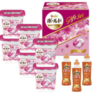 【ラッピング無料】P & G ボールドジェルボールギフトセット PGJB-50D ボールドジェルボール4D癒しのプレミアムブロッサムの香り ジョイコンパクトバレンシアオレンジの香り