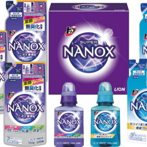 【ラッピング無料】ライオン トップスーパーナノックスギフトダブルセレクション LTN-30A トップスーパーナノックスニオイ専用 詰替用
